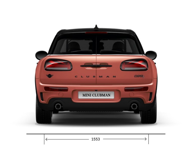 MINI Cooper - đuôi xe - kích thước