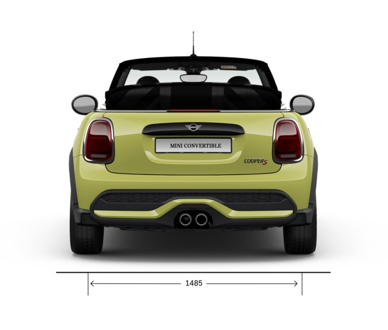 MINI Convertible - mặt bên - kích thước