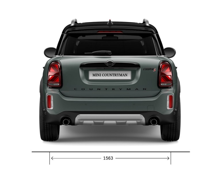 MINI Countryman - mặt sau - kích thước