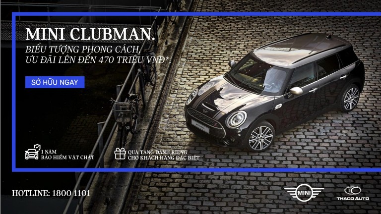 MINI Clubman ưu đãi lên đến 470 triệu đồng